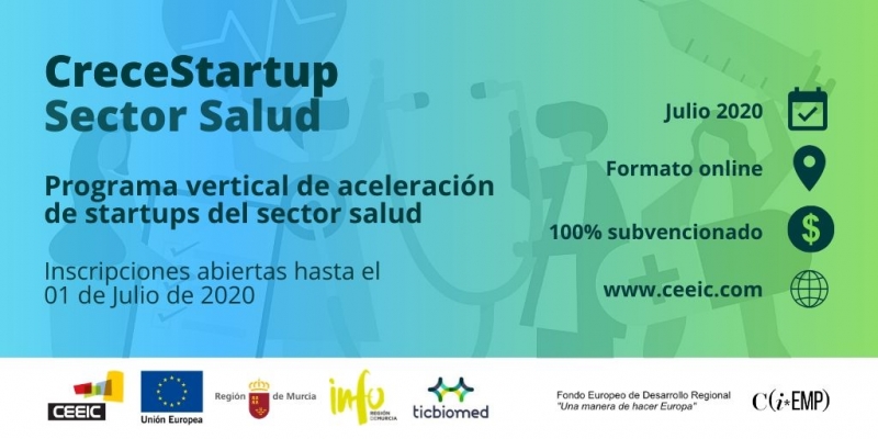 Abrimos convocatoria de CreceStartup Sector Salud, un programa vertical de aceleración de startups
